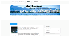 Desktop Screenshot of manyhorizons.com